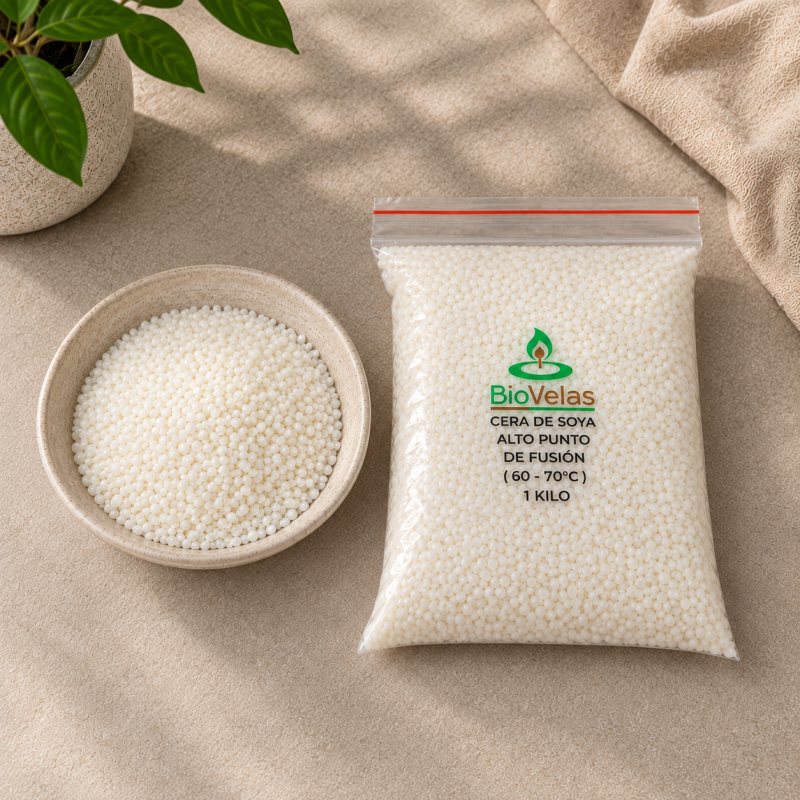 Cera De Soya Alto Punto De Fusión